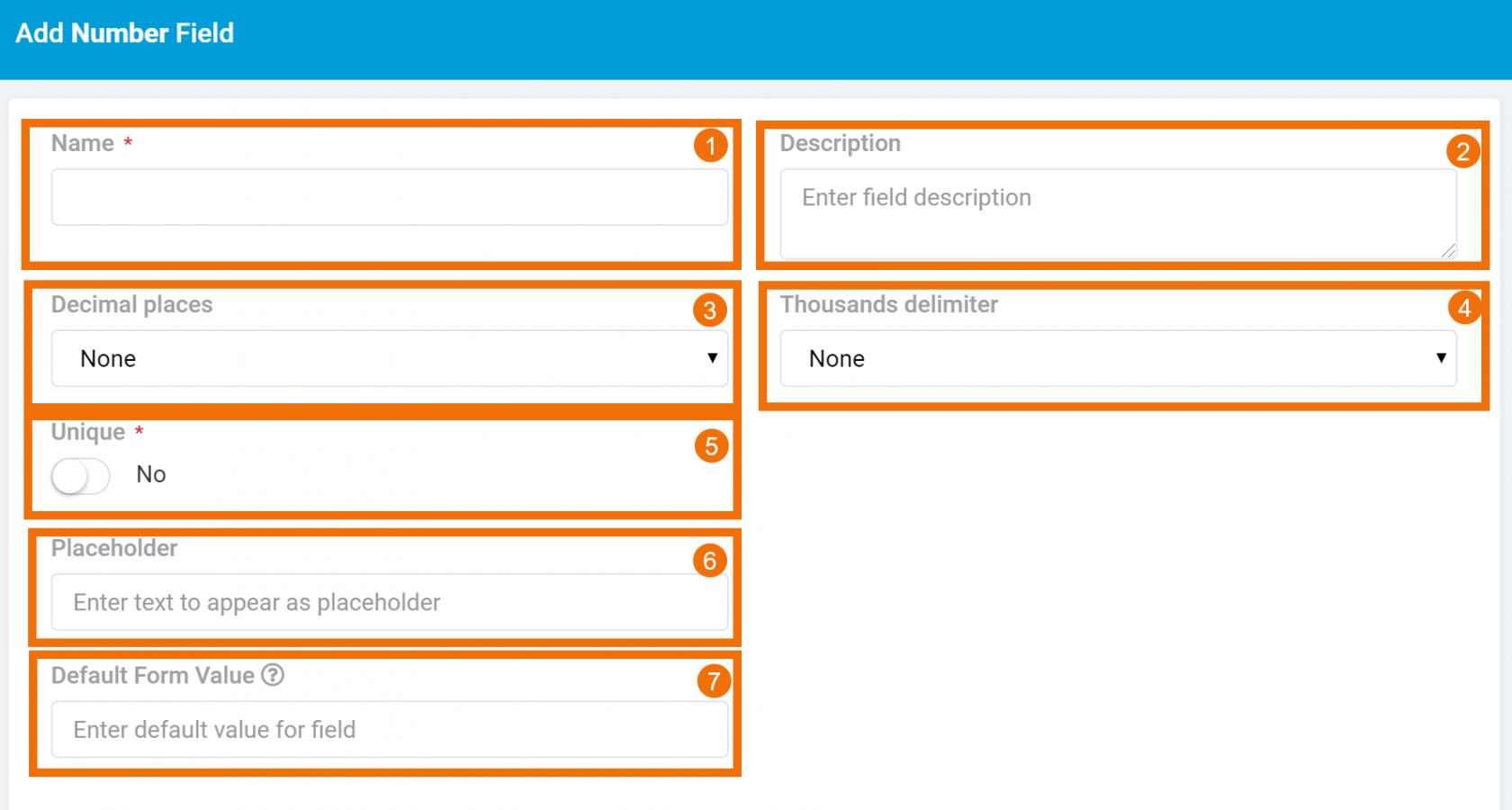 Number Fields Tadabase